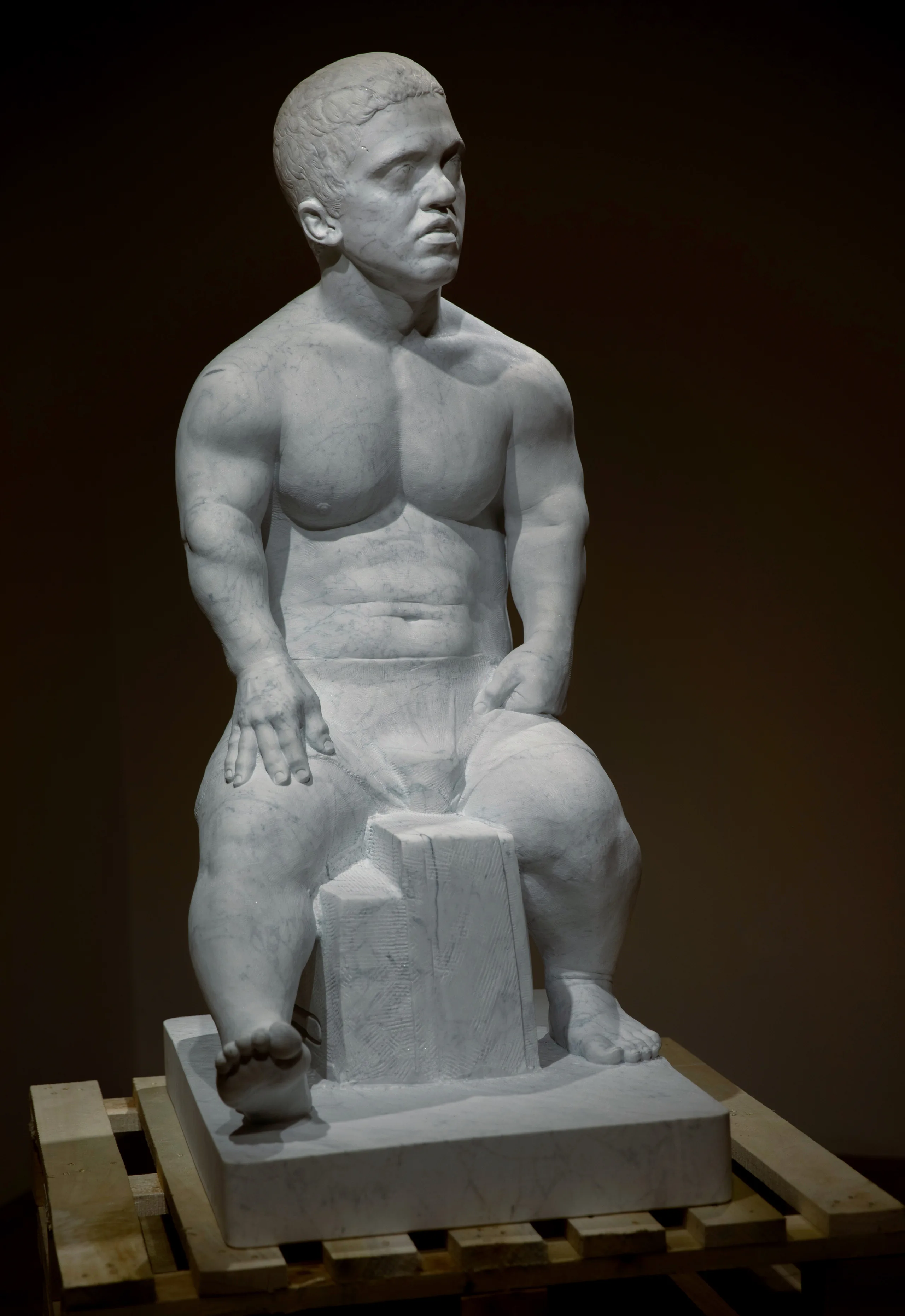 Hermész — carrarai márvány, 2018–2019